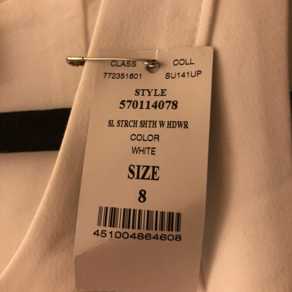Beautiful White House black market white dress